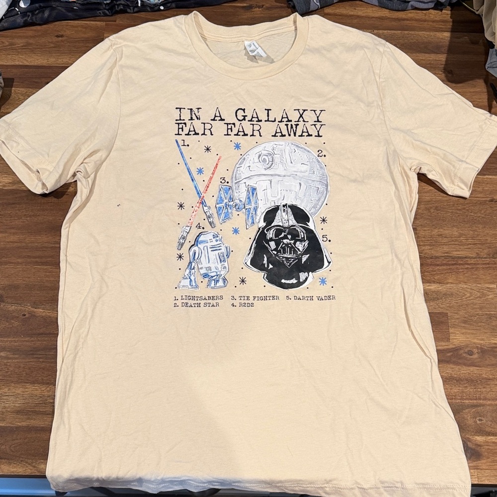 Bella Canvas Beige Star Wars Graphic Tee